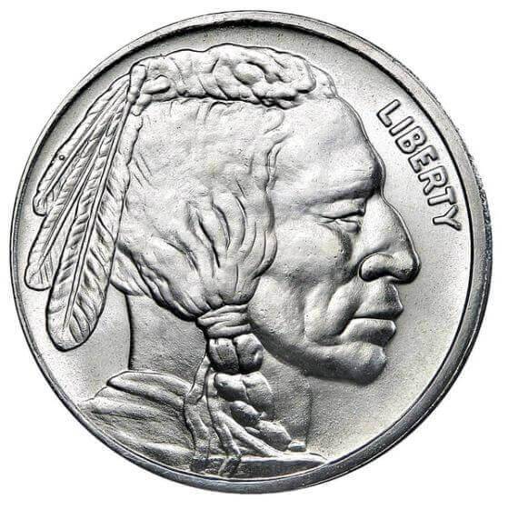 1 oz Silver Buffalo Round - Random Mint - BoxerBullion.com